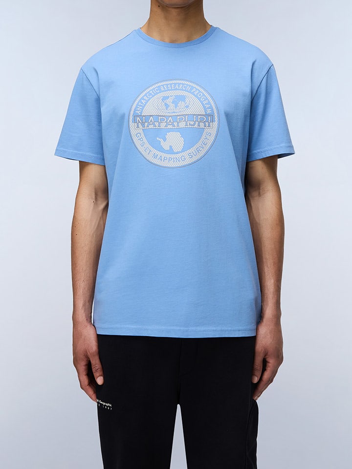 

Футболка Napapijri, светло-синий