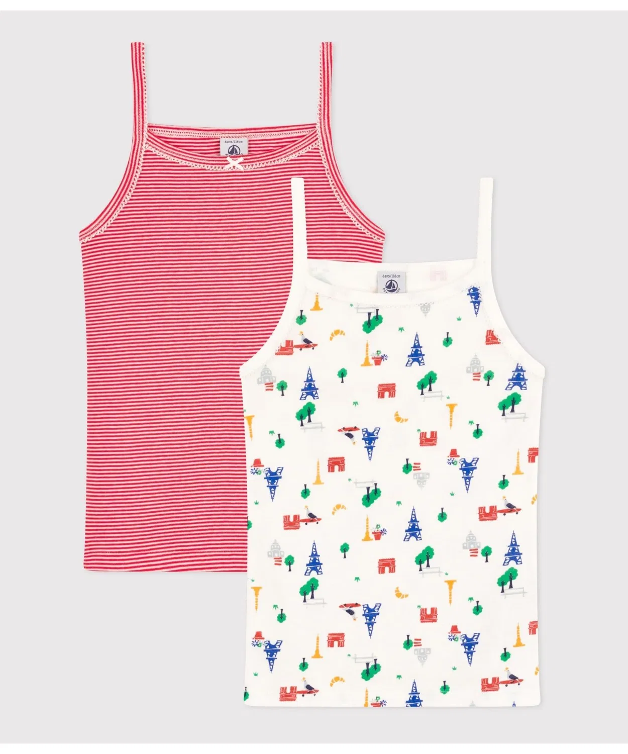 Комплект из 2 топов-кальсон Organic Cotton Kids