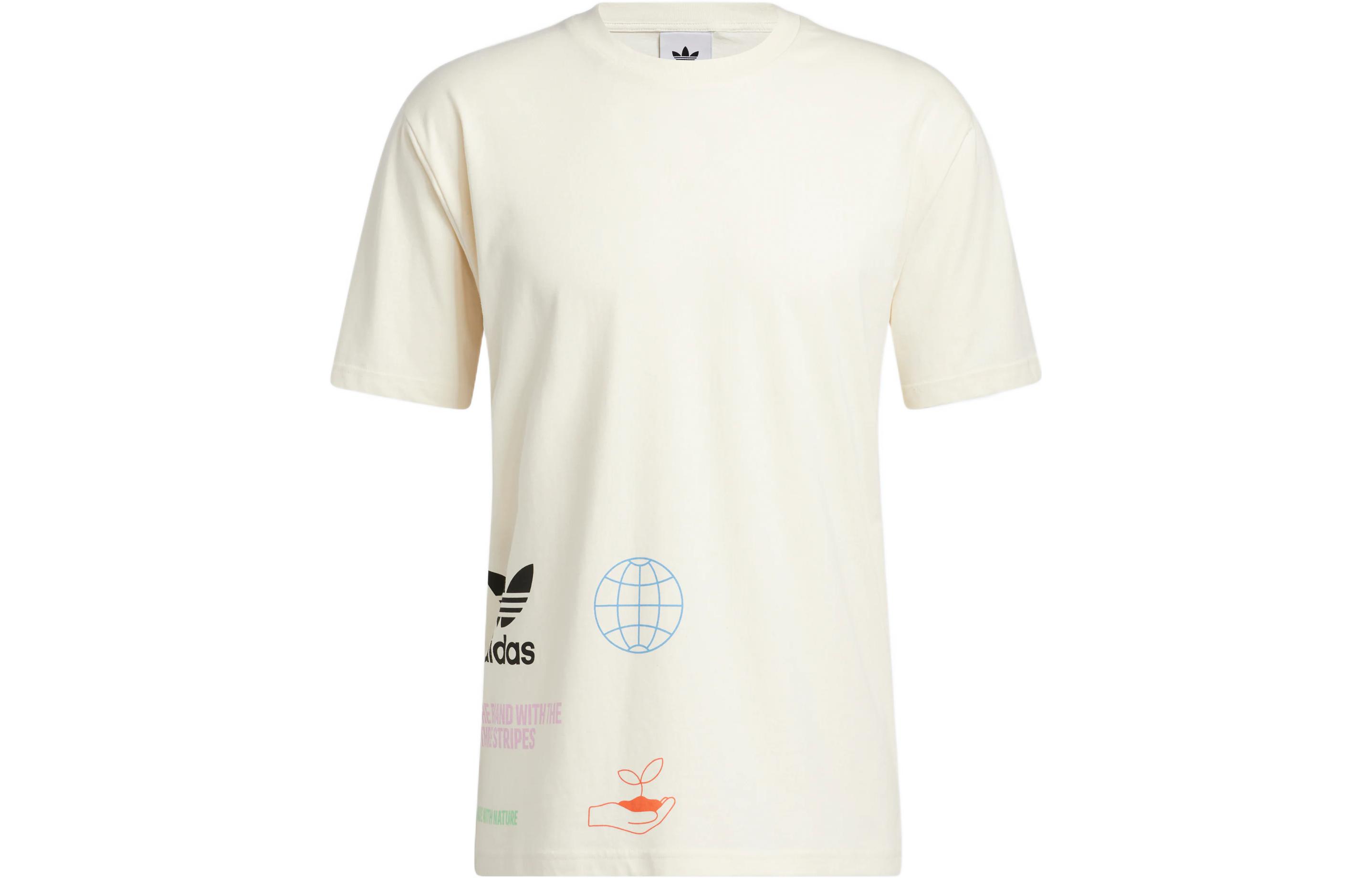 

Футболка NATURE MULTI мужская белая Adidas Originals, белый