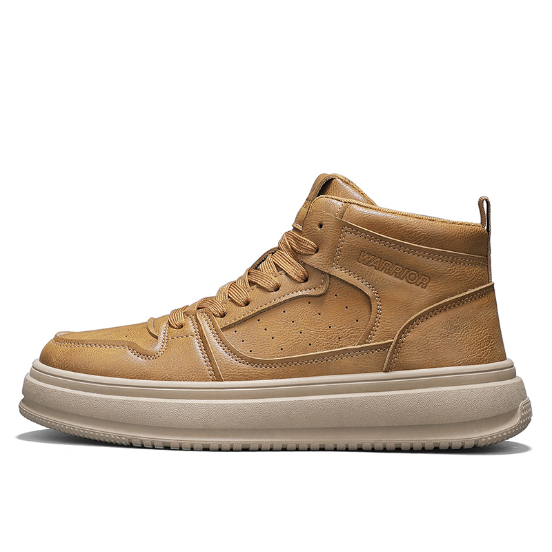 

WARRIOR Устойчивые к истиранию балансирующие высокие топы Casual Shoes мужские Earth Yellow