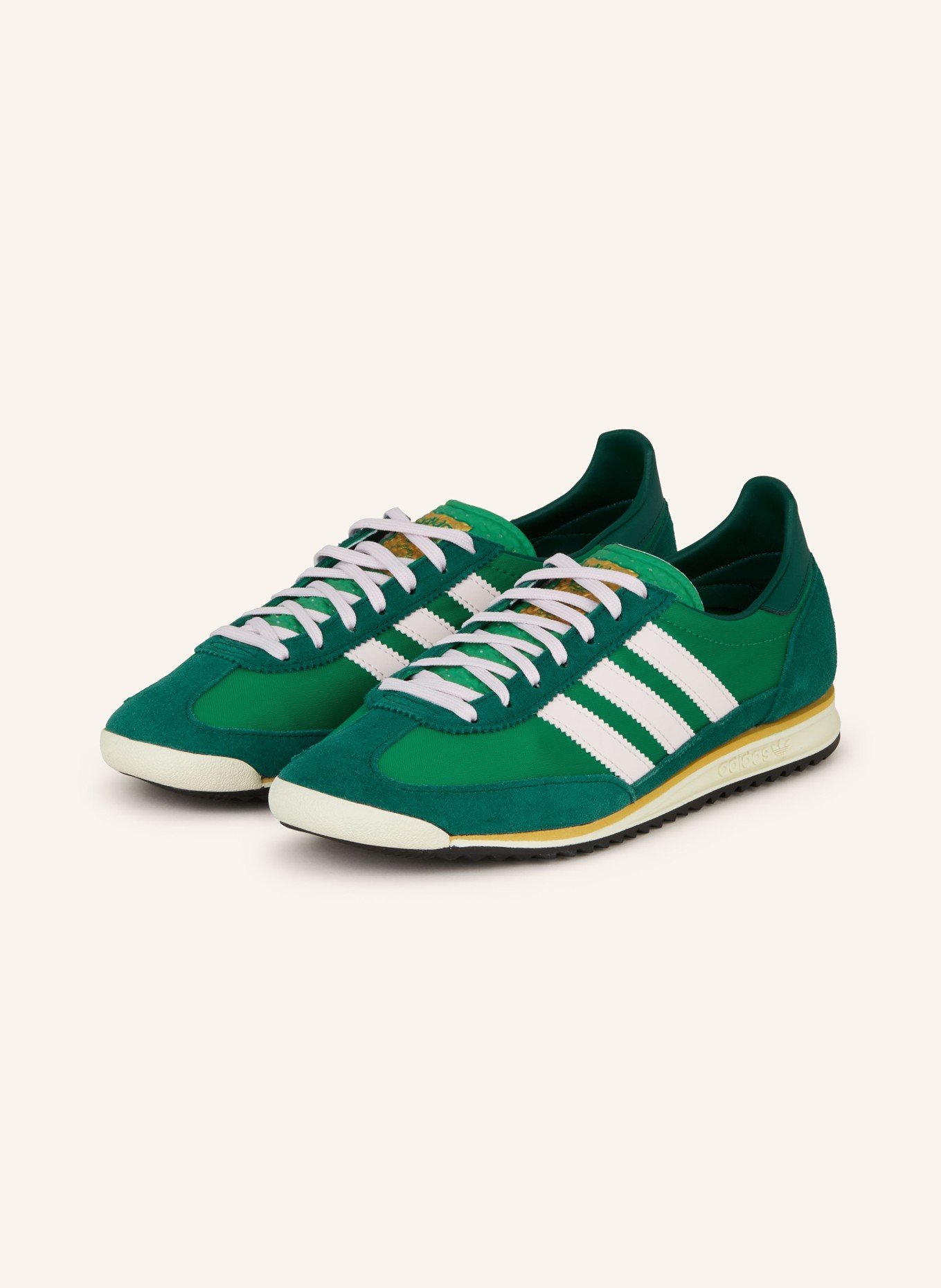 

Кроссовки сл 72 Adidas Originals, зеленый