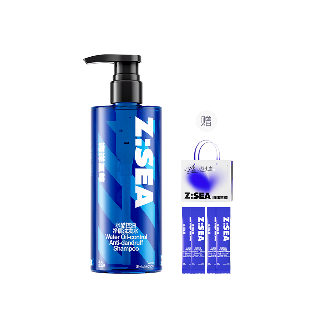 

Охлаждающий шампунь против перхоти для мужских волос контроль жира 400мл/400мл*2 HAIYANGZHIZUN
