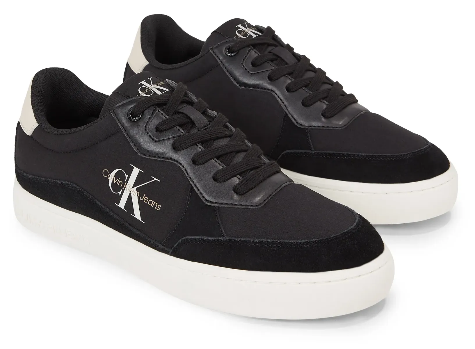 

Кроссовки Calvin Klein Jeans "CLASSIC CUPSOLE LOW MIX MTL", белый