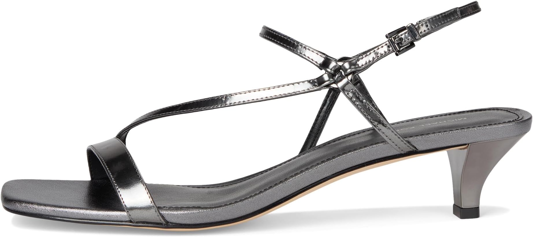 Туфли MICHAEL Michael Kors Women's Selina Kitten Sandals, Gunmetal — фото 4