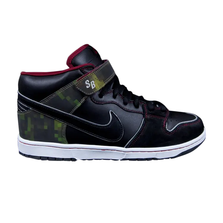 

Кроссовки Nike Dunk Mid Elite SB 'Nitraid', черный