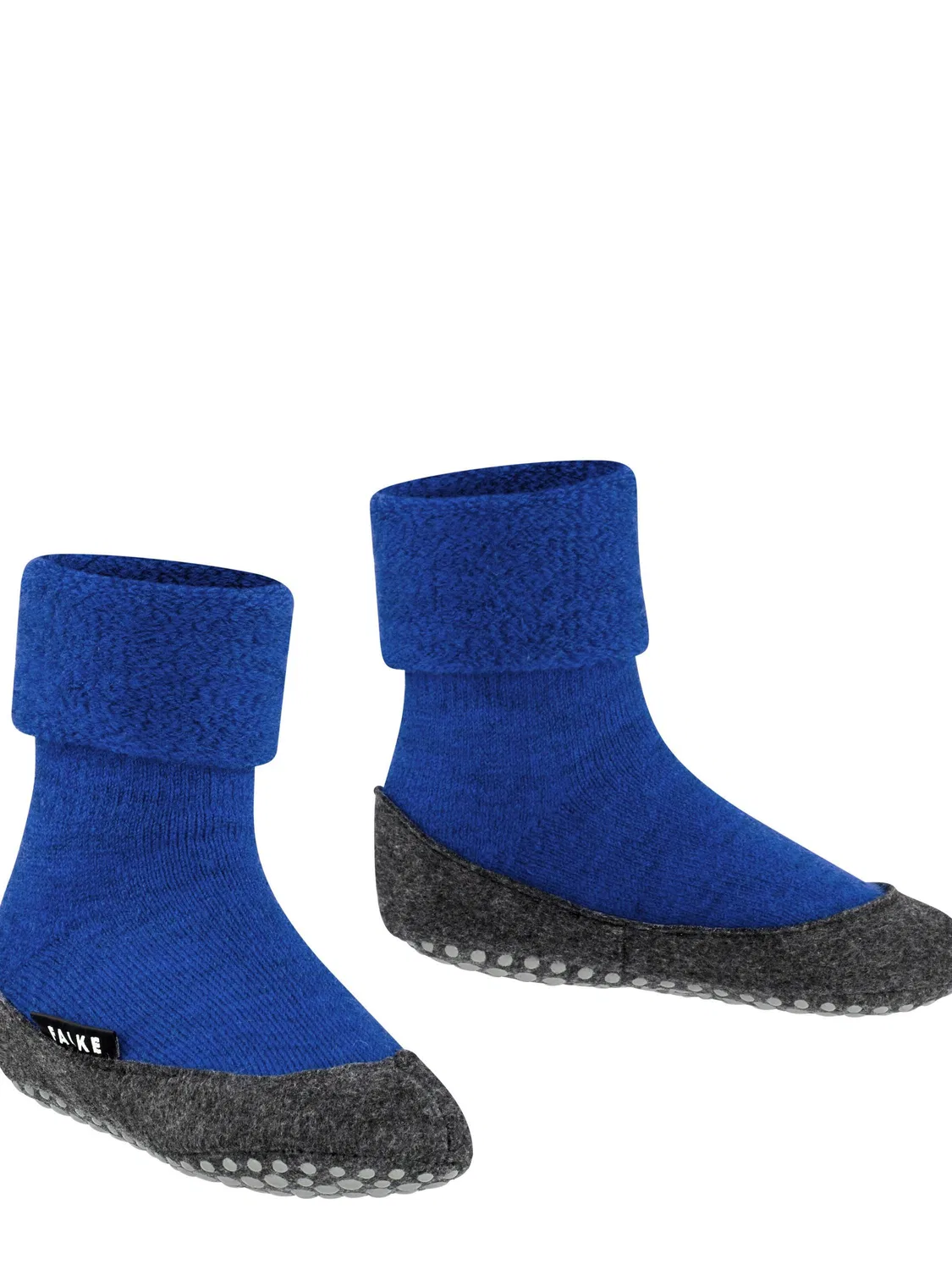 Носки Falke Cosyshoe Teens кобальтово-синего цвета — фото 2