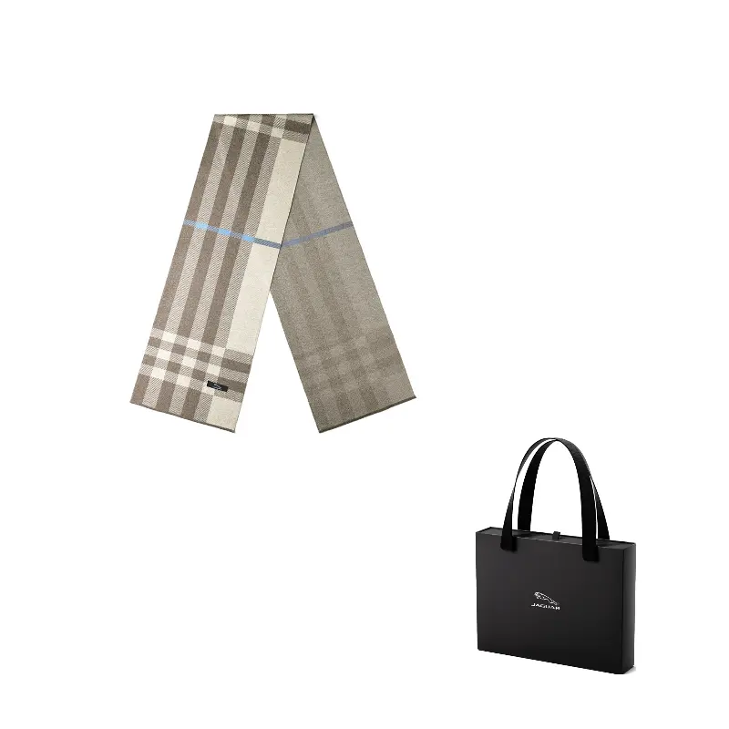 

JAGUAR Вязаный шарф унисекс, Brown Beige