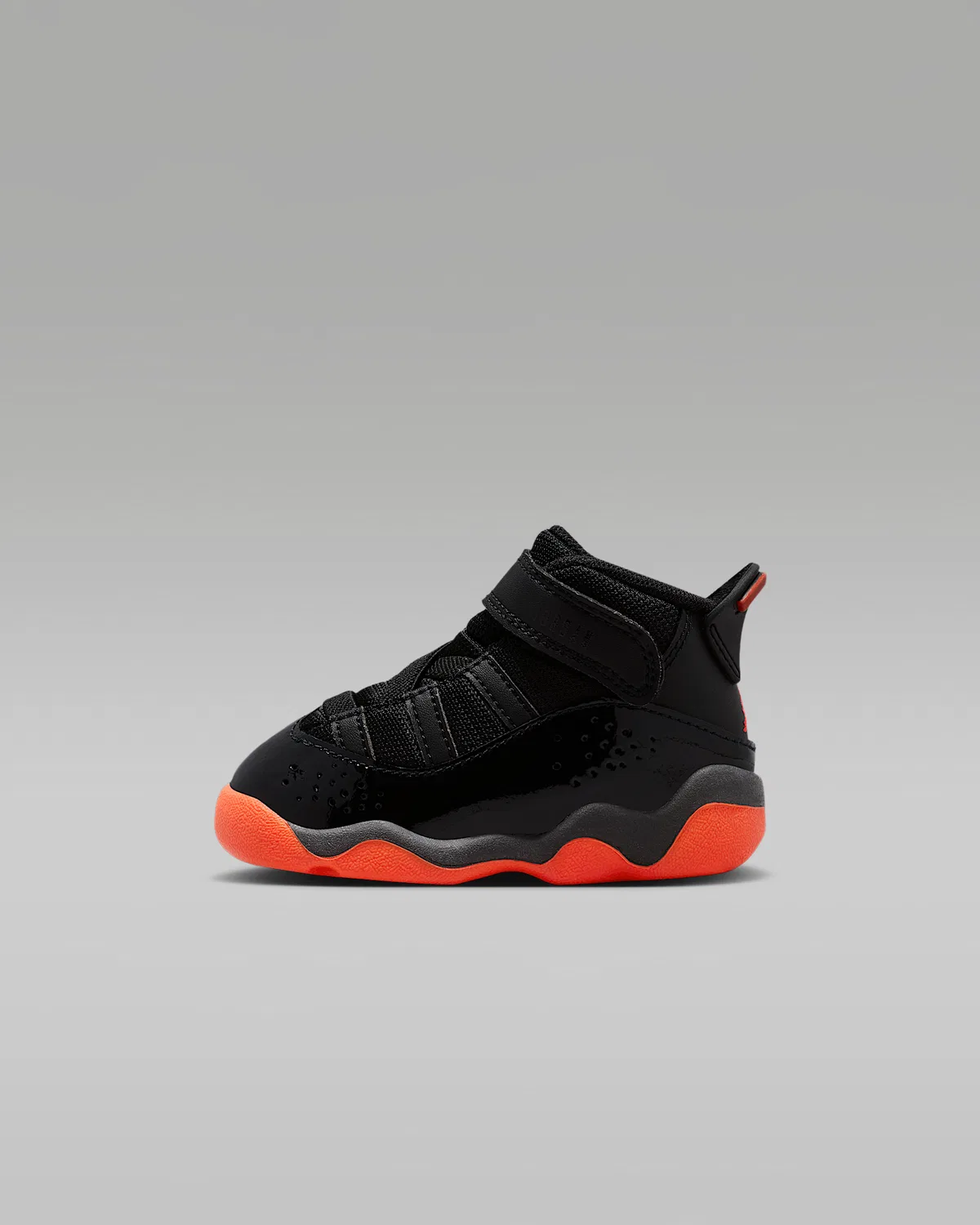 Детские кроссовки Jordan 6 Rings, Black/Black/Infrared 23