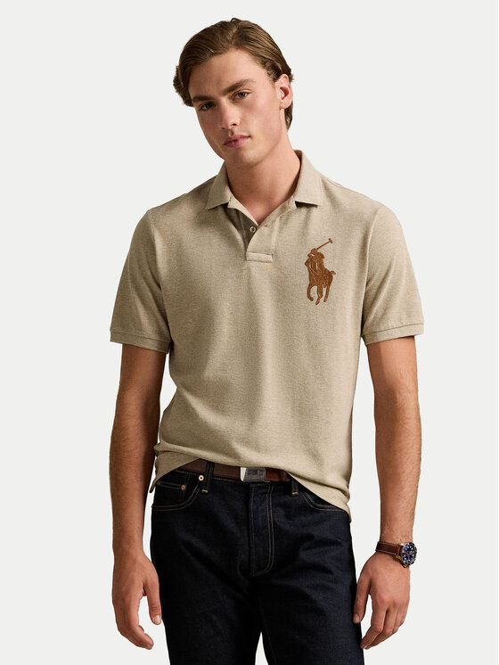 

Рубашка поло стандартного кроя Polo Ralph Lauren, бежевый