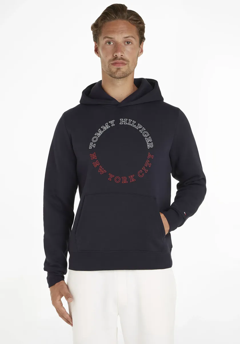 

Толстовка с капюшоном Tommy Hilfiger "MONOTYPE ROUNDALL HOODY", цвет Desert Sky