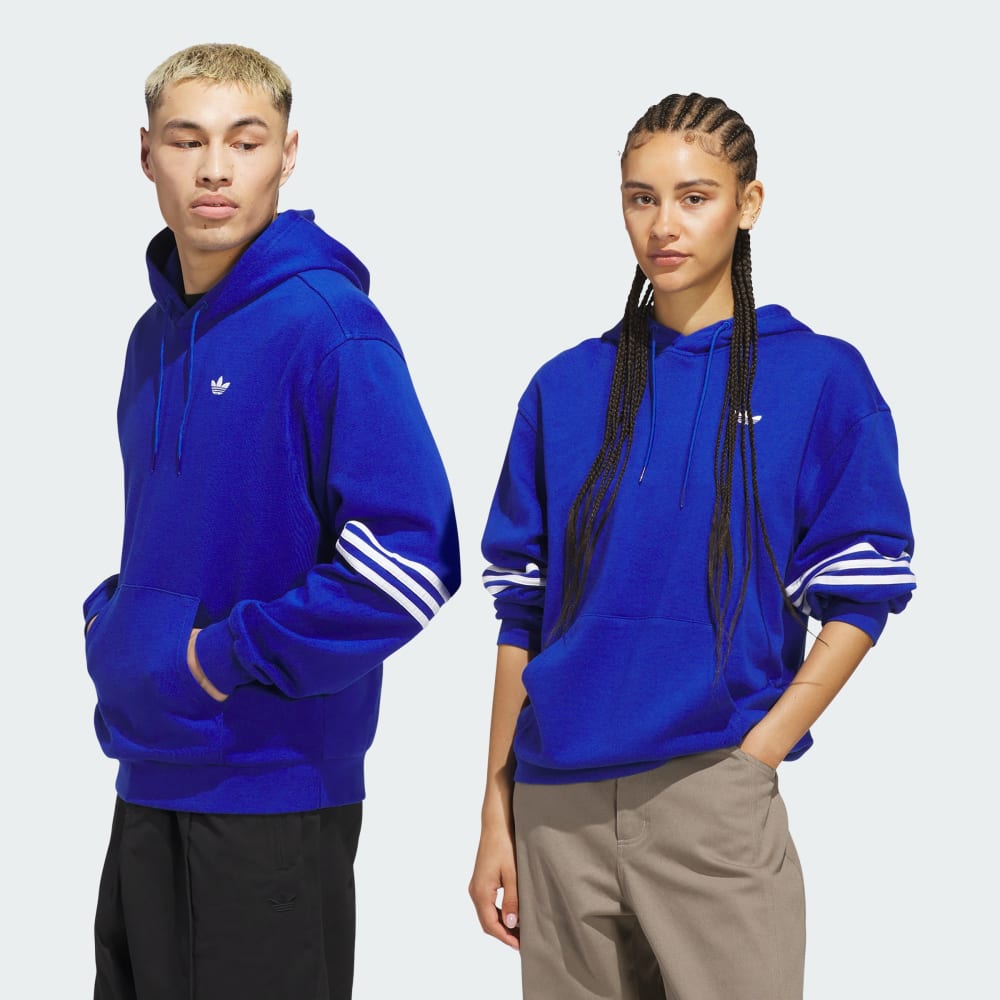 

Спортивное худи Adidas Skateboarding Classics Hoodie, цвет Royal Blue/White