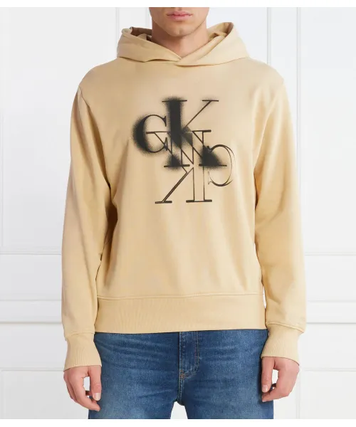 

Толстовка Regular fit Calvin Klein Jeans, бежевый
