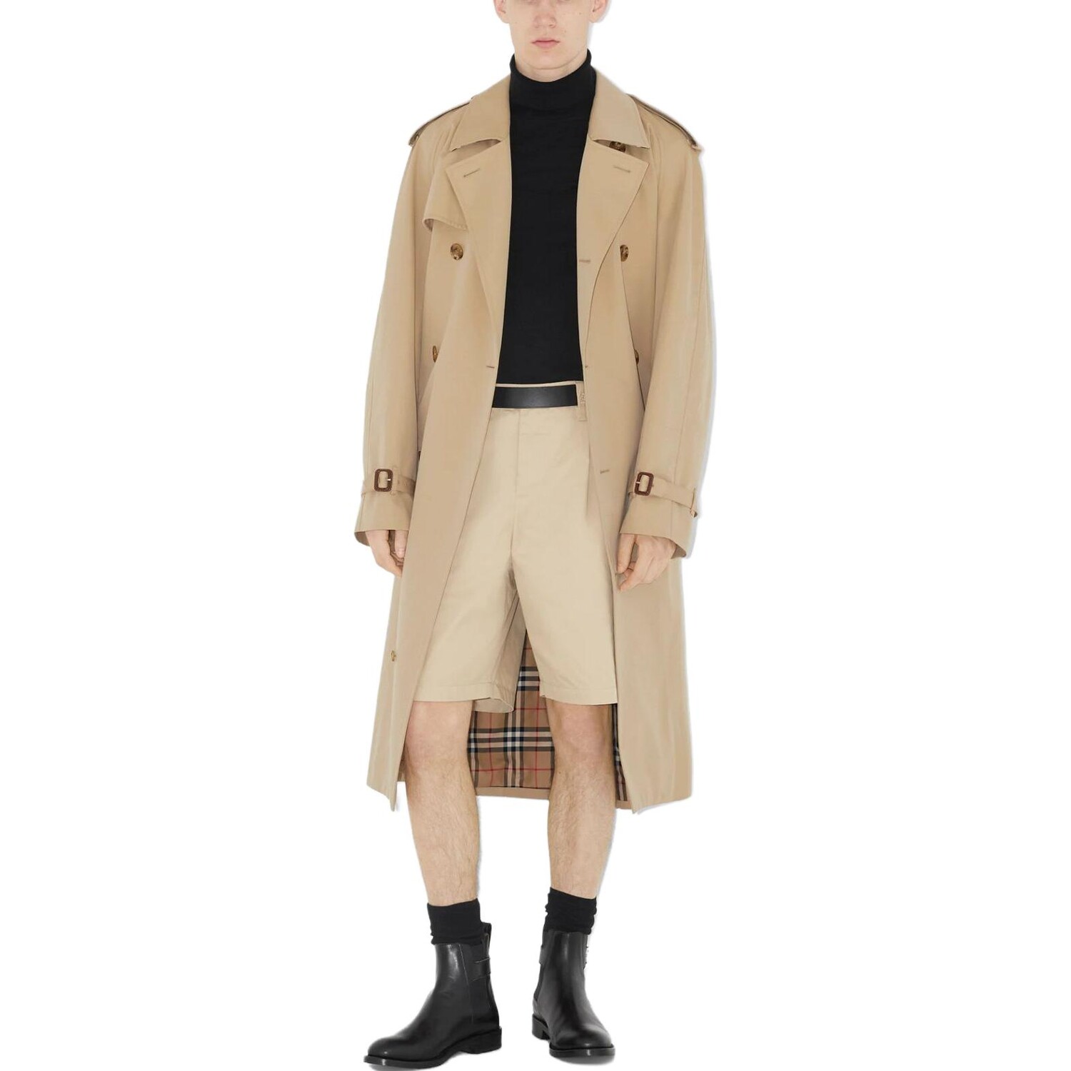 Шорты мужские Burberry повседневные, коричневый — фото 2