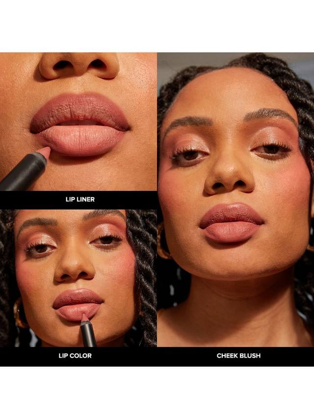 Матовый карандаш-помада для губ и щёк Intense Nudestix, Sunkissed Pink — фото 4