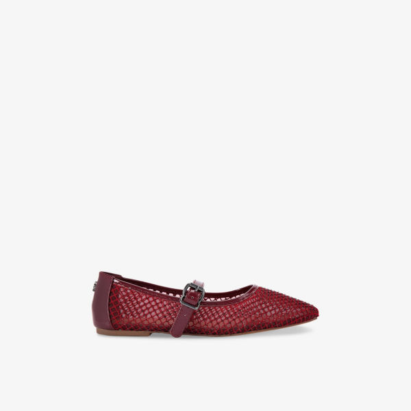 Туфли-лодочки Kg Kurt Geiger Nina с отделкой из страз, винный