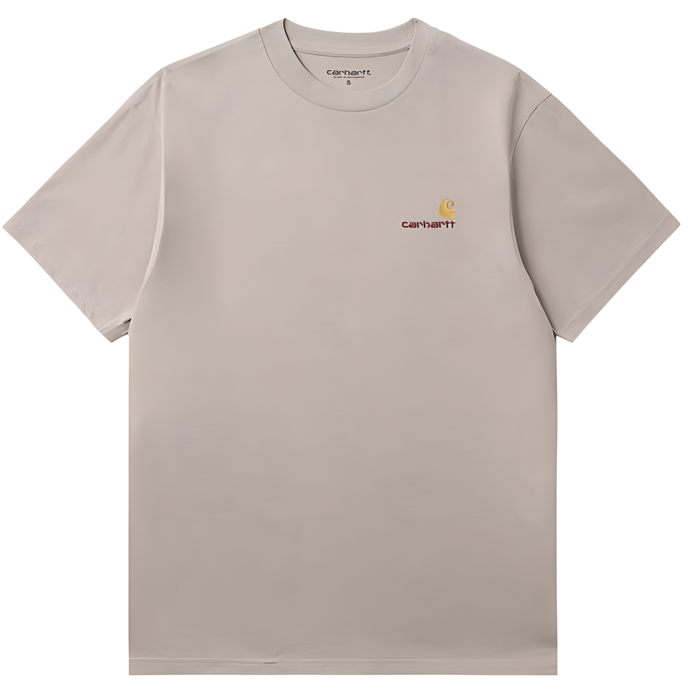 

Футболка с надписью American Script из нержавеющей стали Carhartt WIP, Light Umber