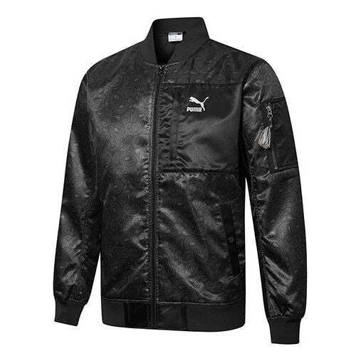 

Куртка paisley logo cashew aviator jacket black Puma, черный