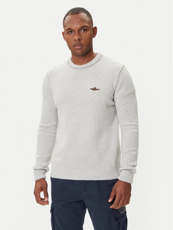 

Свитер regular fit 252MA1608UL00924 Aeronautica Militare, бежевый
