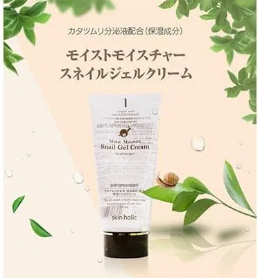 Крем для лица — Успокаивающий гель Skin Holic с улиточным секретом, Generic, 170 мл — фото 2