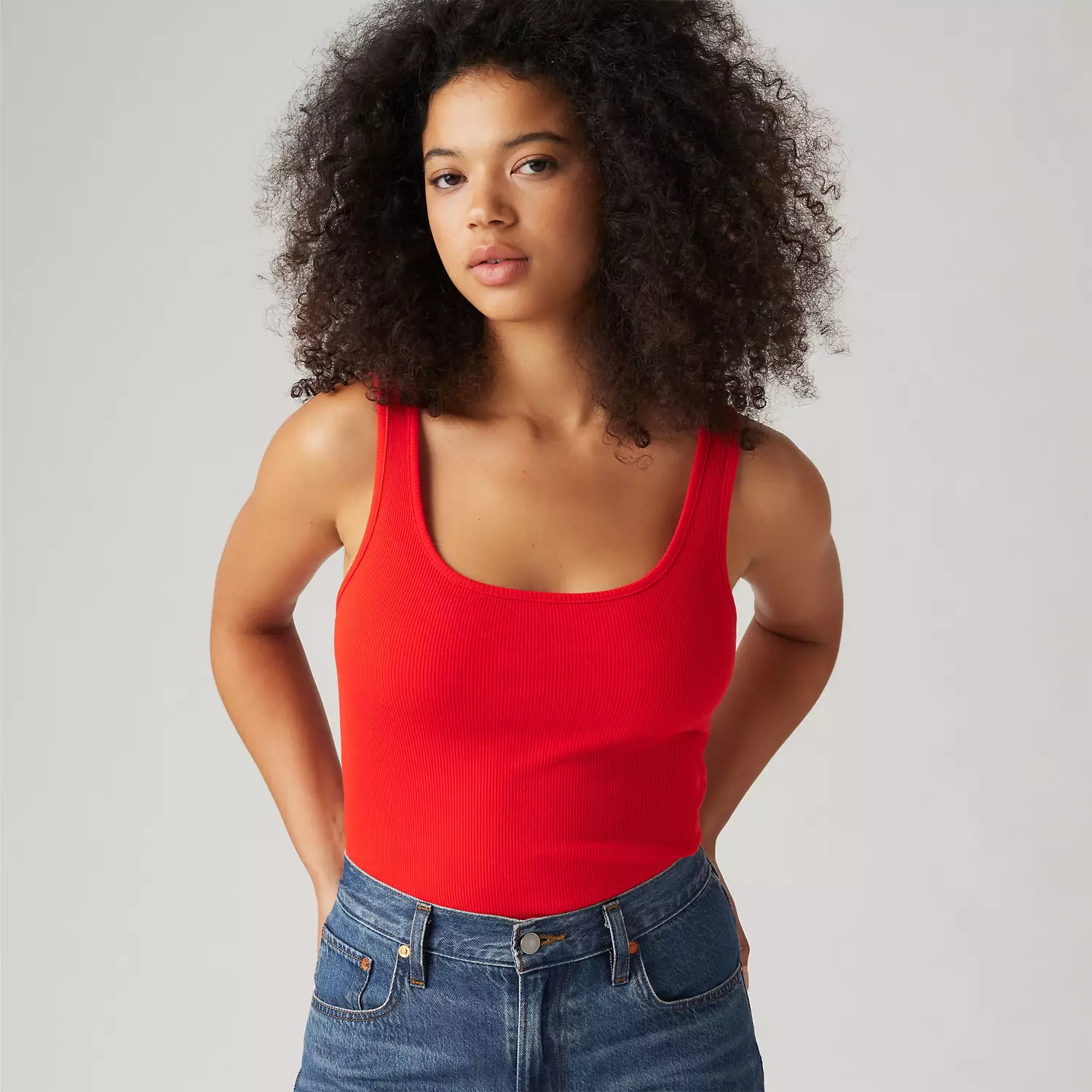 

Топ Essential Rib Levi's, цвет Flame Scarlet - Red