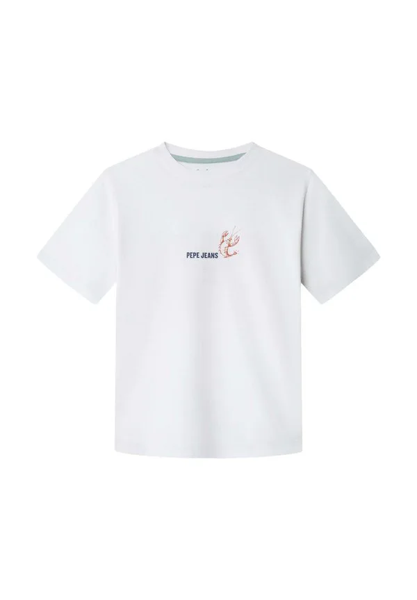 Футболка с принтом джорджа Pepe Jeans, White