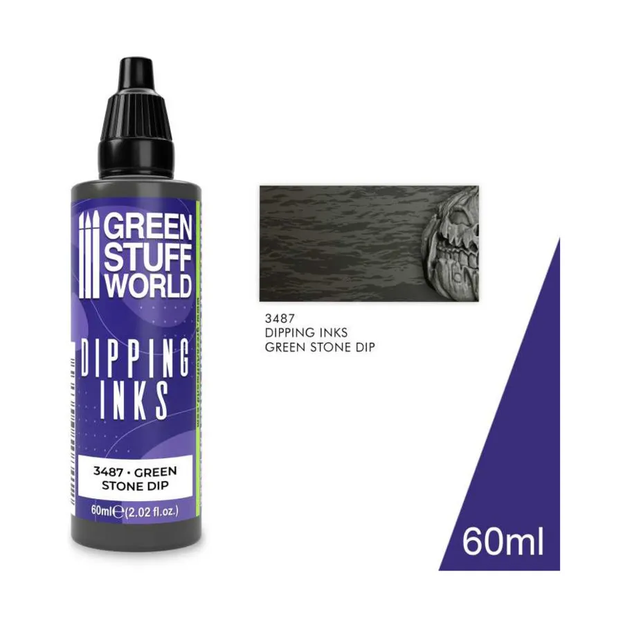 

Зеленый камень, Paint - Dipping Ink (Green Stuff World)