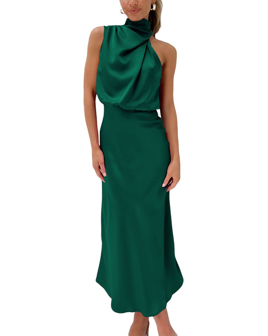 

Платье макси Сильвии Руфино Silvia Rufino, цвет emerald