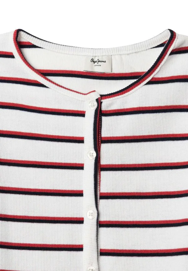 Блузка в полоску angy Pepe Jeans, White — фото 3