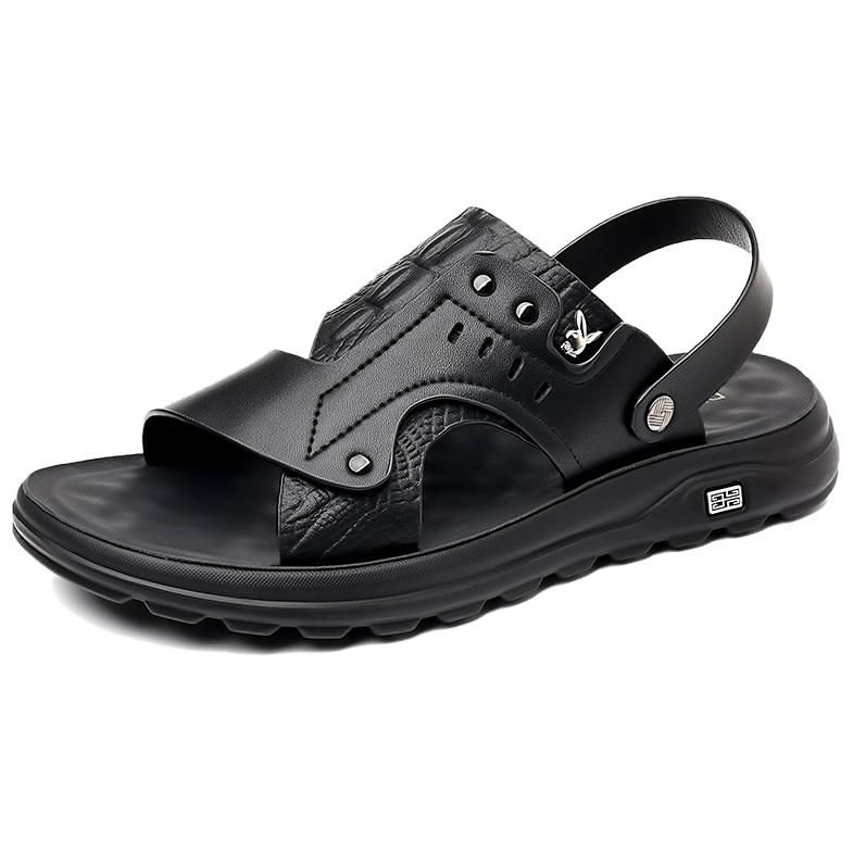 

Playboy Пляжные сандалии мужские HHGZ-6889 черные, цвет HHGZ-6889 Beach Shoes Black