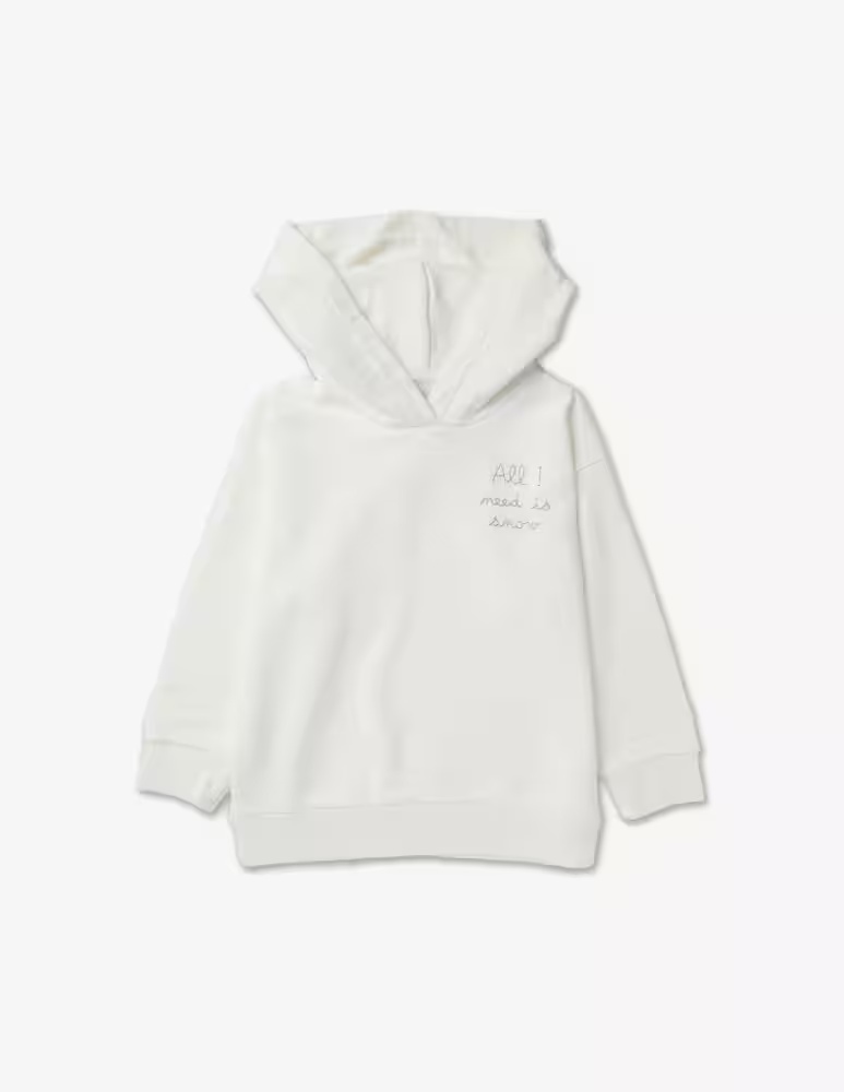 

Минди в толстовке MC2 Saint Barth, белый