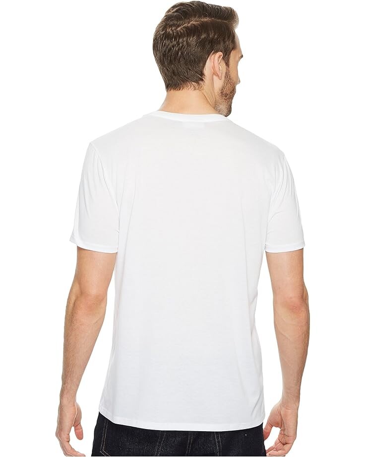 Футболка Lacoste Short Sleeve Pima Crew Neck, белый — фото 3