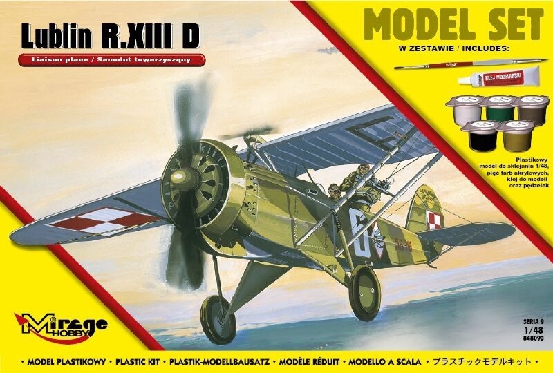 

Mirage, LUBLIN R.XIII D Польский самолет-сопровождающий, 14+