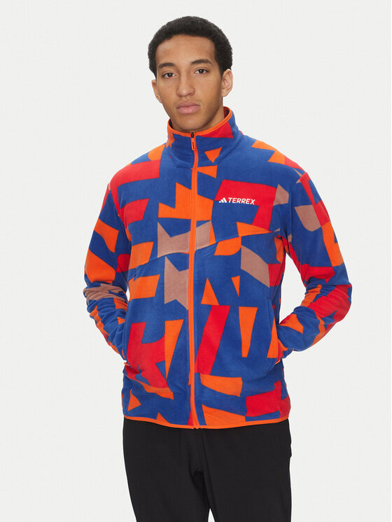 

Флисовая куртка стандартный крой Terrex Multi Printed JE3917 Adidas, мультиколор