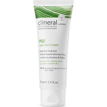 

Clineral By Pso Крем для кожи суставов 75 мл без отдушек, Ahava