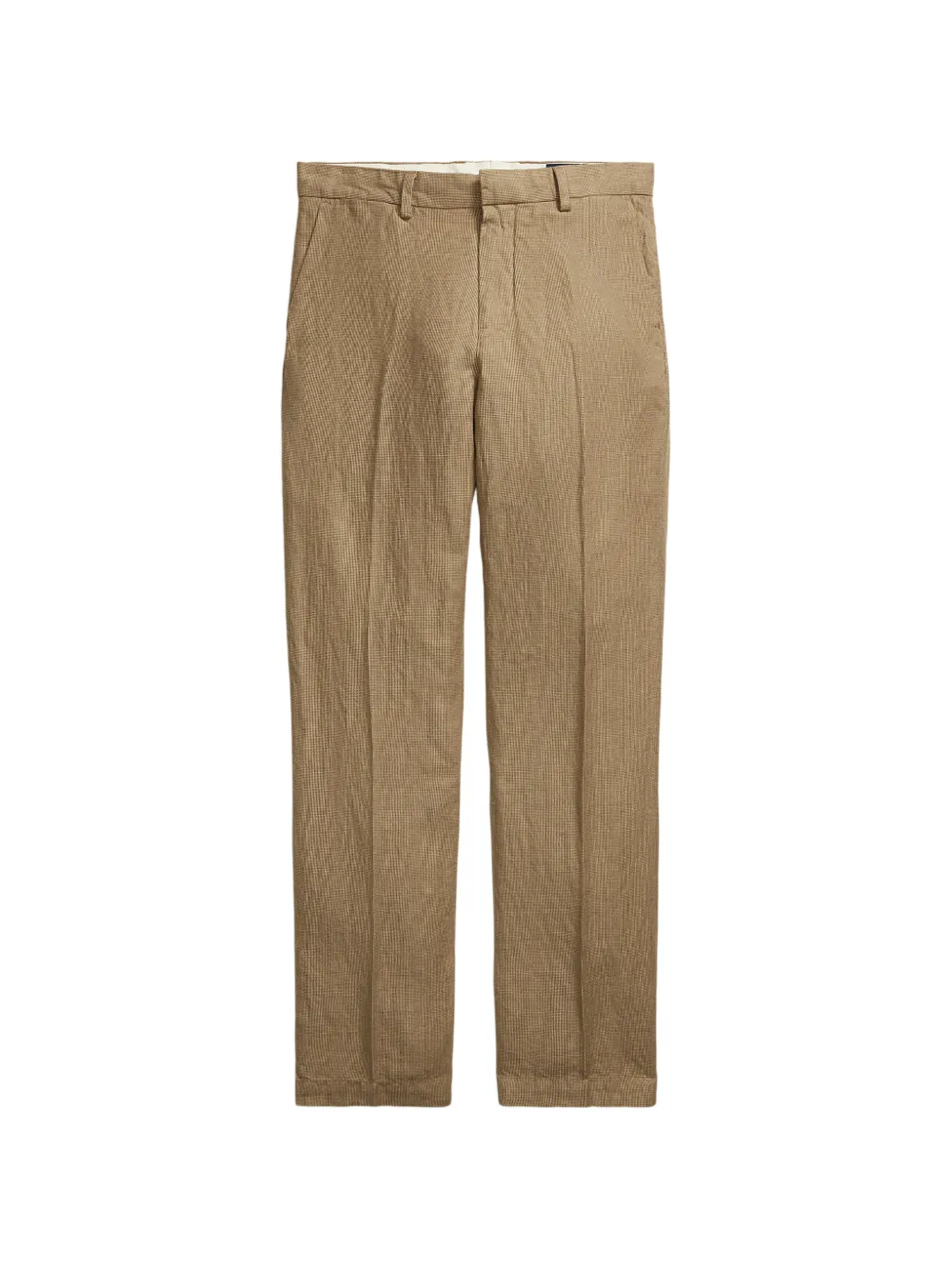 

Чиносы Manhasset с узором "гусиная лапка" Polo Ralph Lauren, коричневый