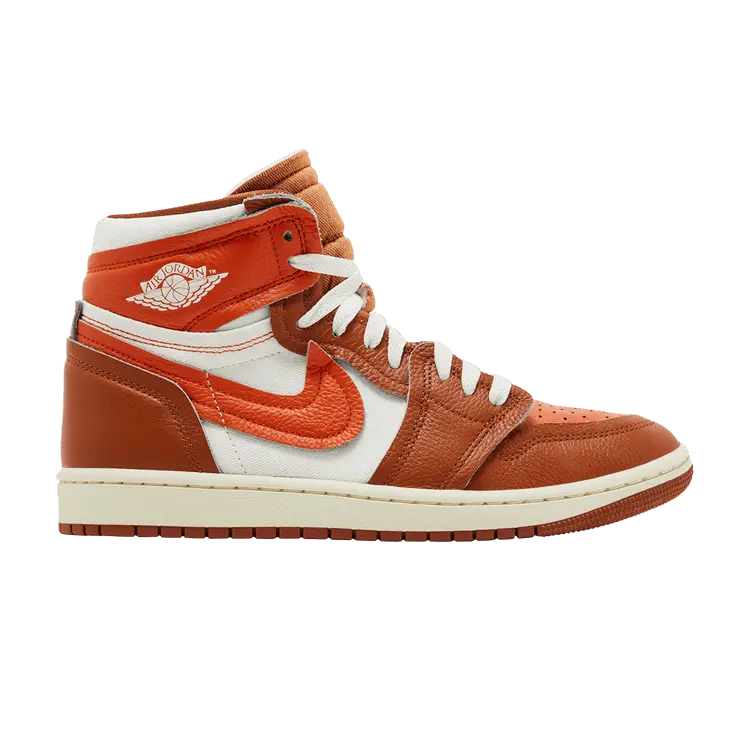 Кроссовки Air Jordan Wmns Air Jordan 1 High Method of Make 'Desert Orange', оранжевый
