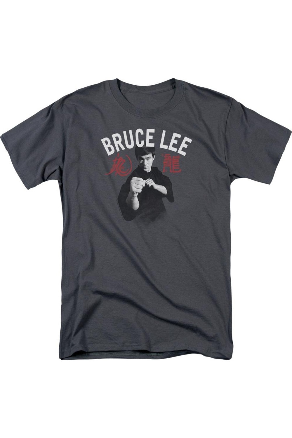 

Футболка с коротким рукавом для взрослых Bruce Lee Ready Gildan, цвет charcoal