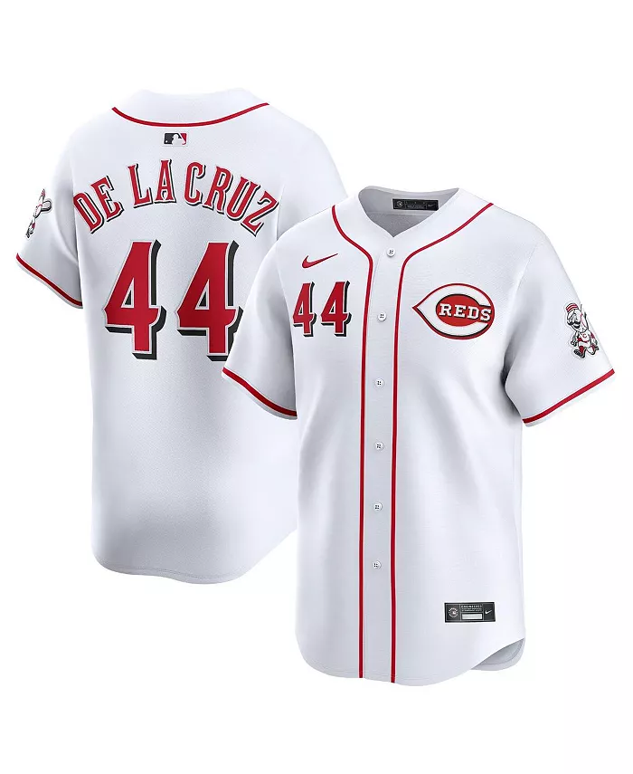 

Мужская белая домашняя лимитированная джерси игрока Elly De La Cruz Cincinnati Reds Nike