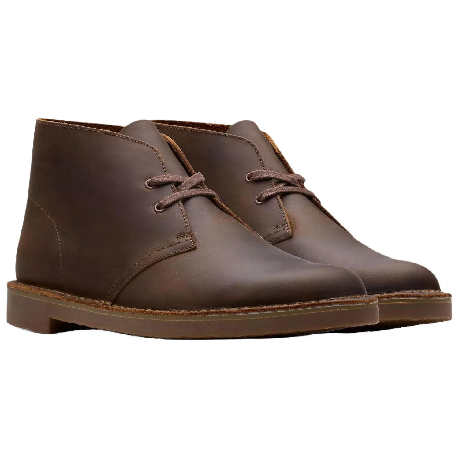 Ботинки кожаные мужские Clarks Dark Brown — фото 4