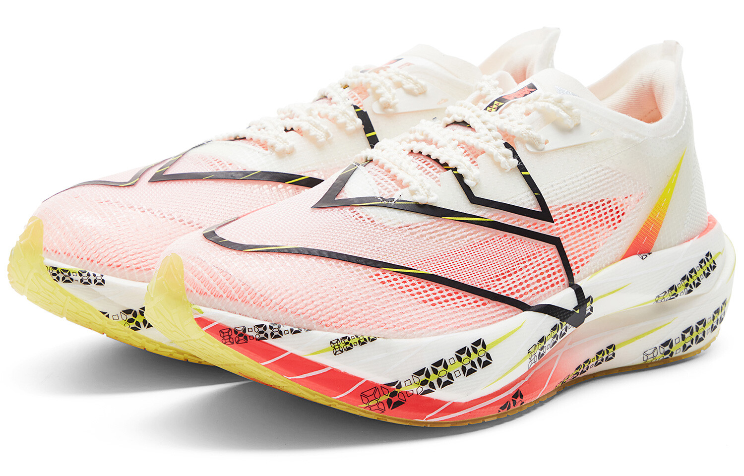 

Кроссовки женские UP30 3.0 Elite Running Shoes Low-top Ultra-light White-red Peak
