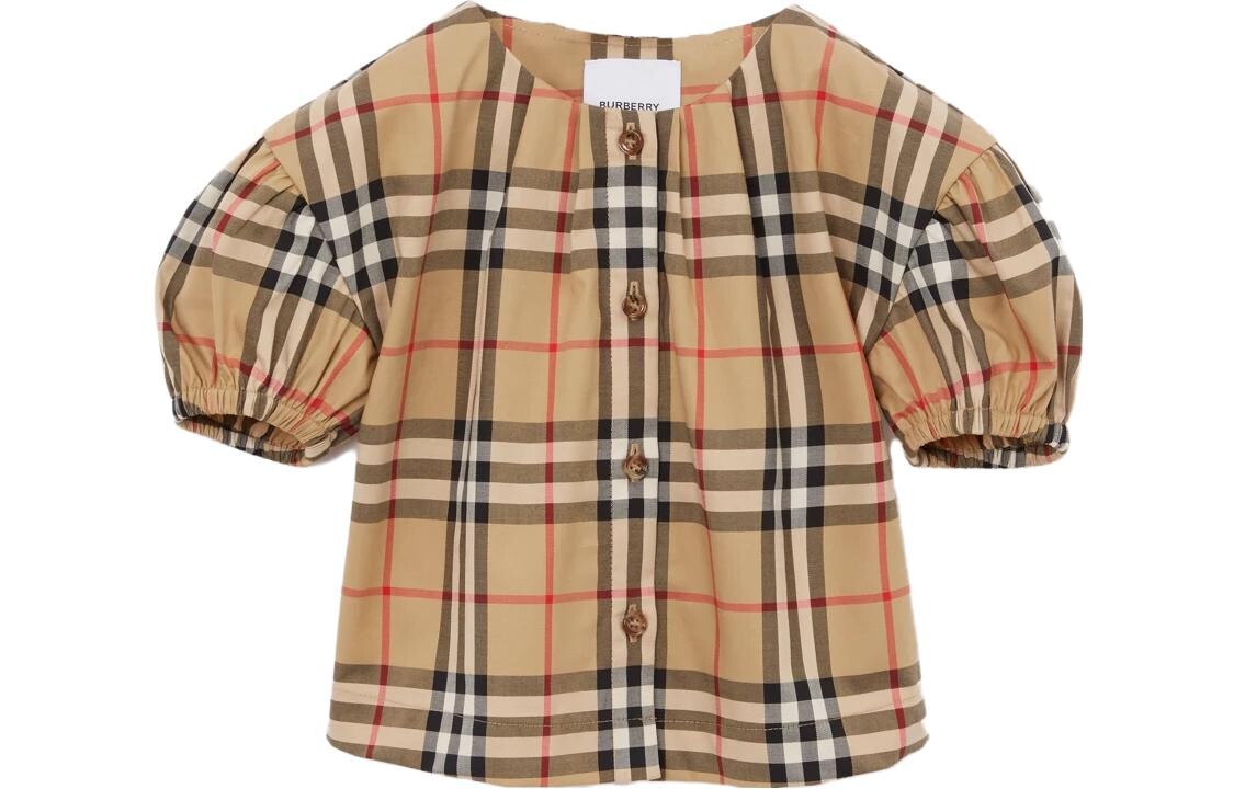 

Рубашка детская Burberry, бежевый