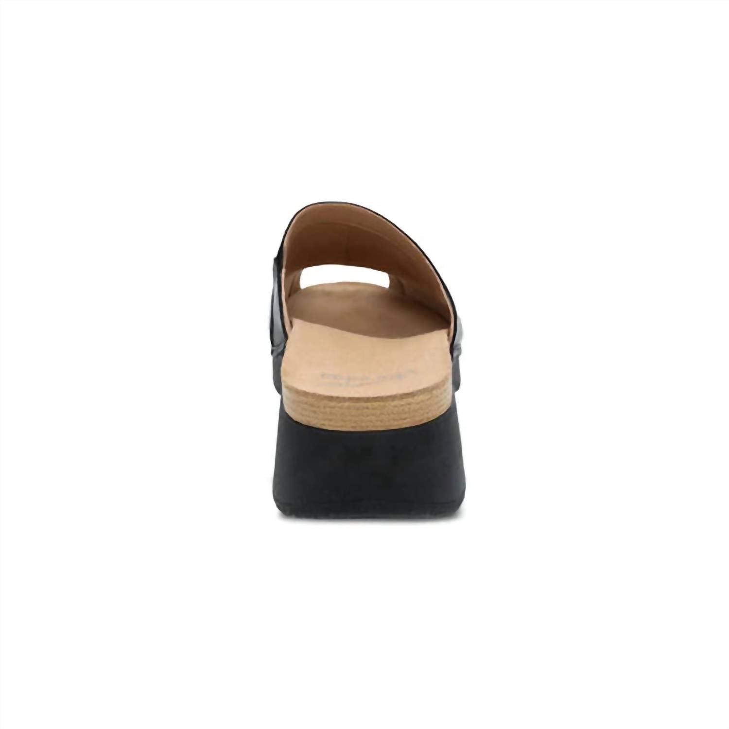 Женские мюли Ravyn Peep-Toe черного цвета dansko — фото 4