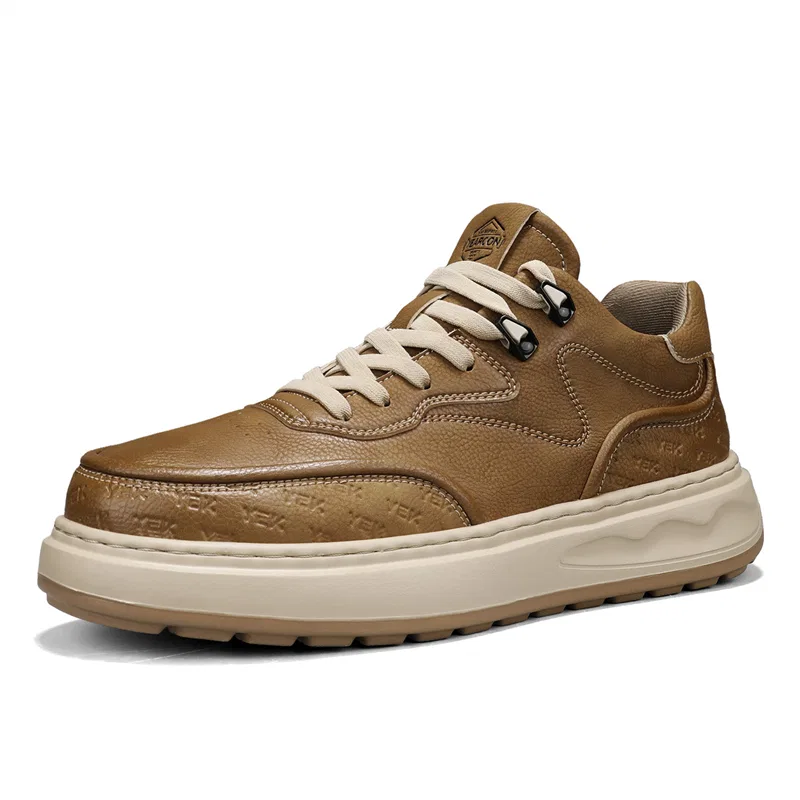 Кроссовки на платформе YEARCON Brown Yellow