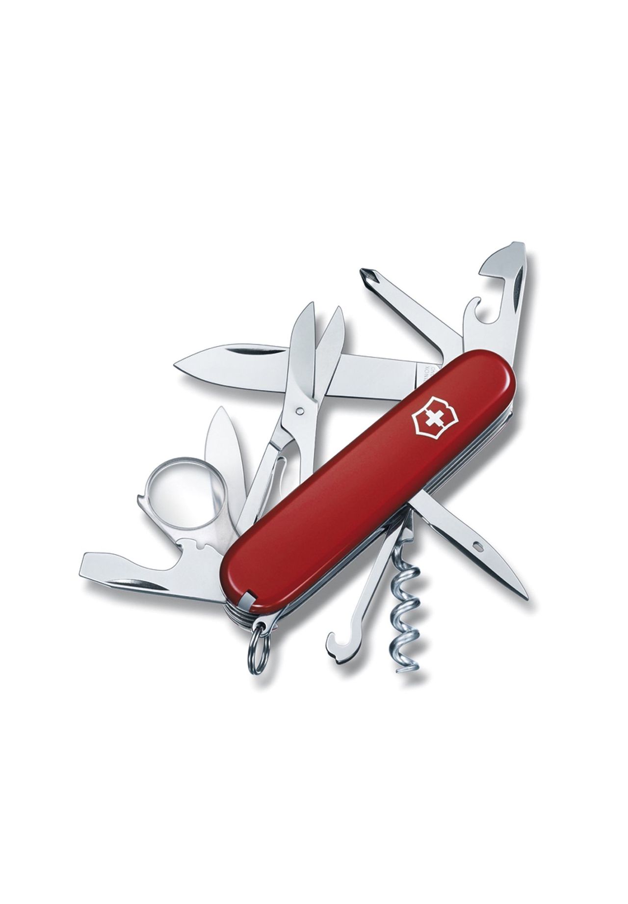 

Нож карманный Эксплорер, ABS/Cellidor Victorinox, красный