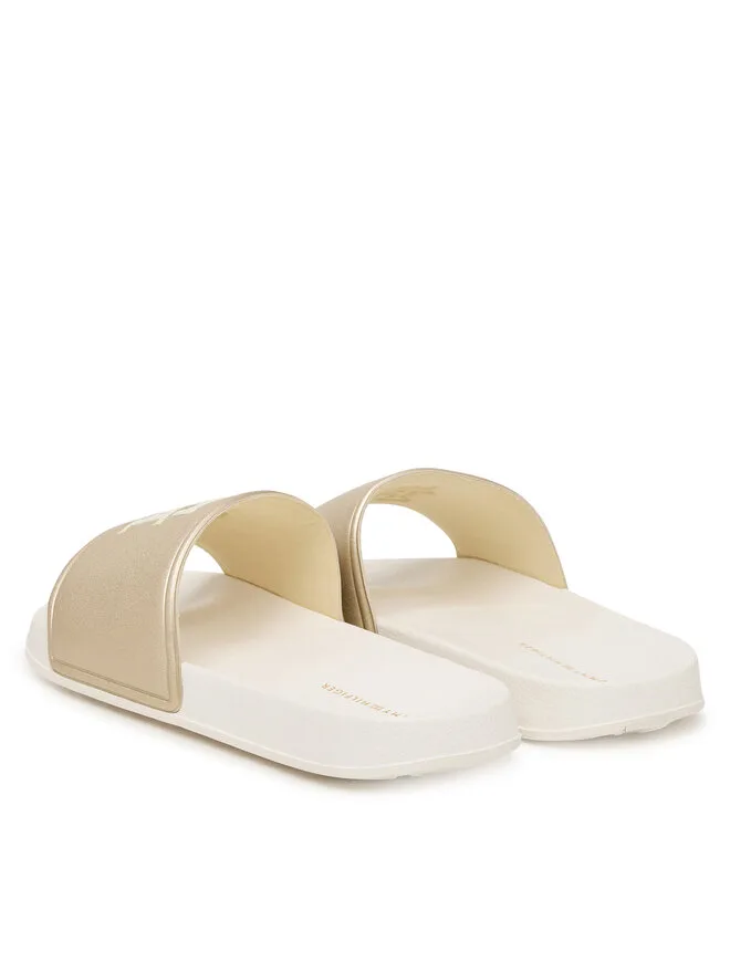 Tommy Hilfiger Мюли T3A0-34322-1367 золотистого цвета — фото 3