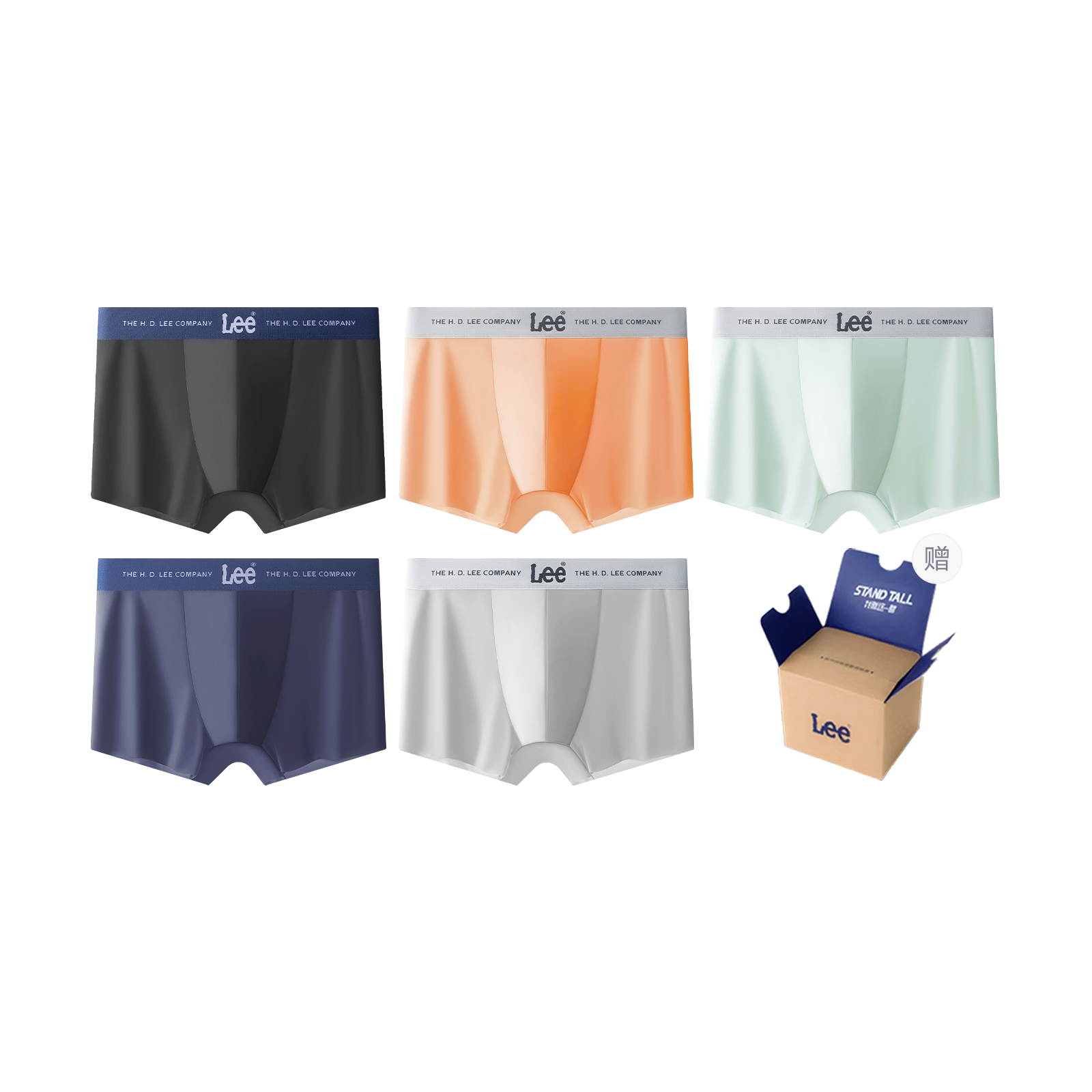 

Lee Летнее белье ss23 ice series подарочный набор для мужчин упаковка из 5 штук