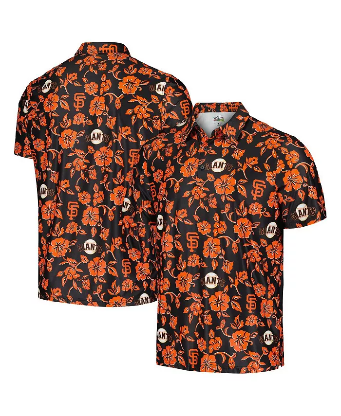 

Мужская черная поло Pua Performance San Francisco Giants Reyn Spooner