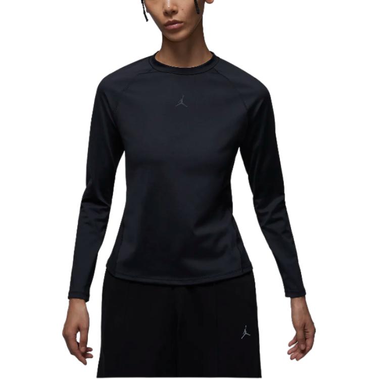 Спортивная футболка Dri FIT с регланными рукавами Женская Черная Jordan — фото 2
