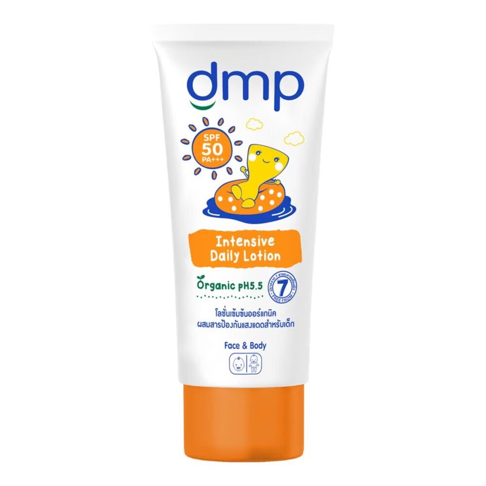 

DMP Органический интенсивный ежедневный детский лосьон pH5.5 SPF50 PA+++ 180 мл, Orange