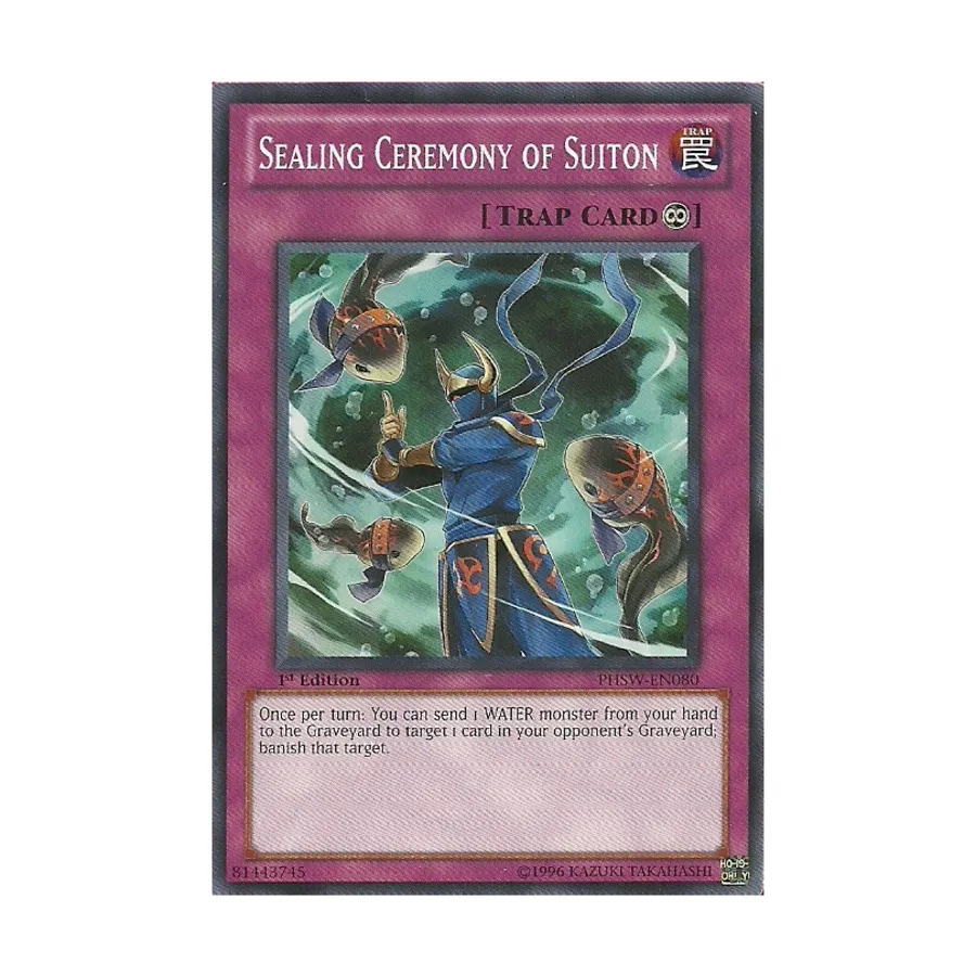 

CCG Церемония запечатывания Суйтона (обычная), Yu-Gi-Oh - Photon Shockwave - Singles